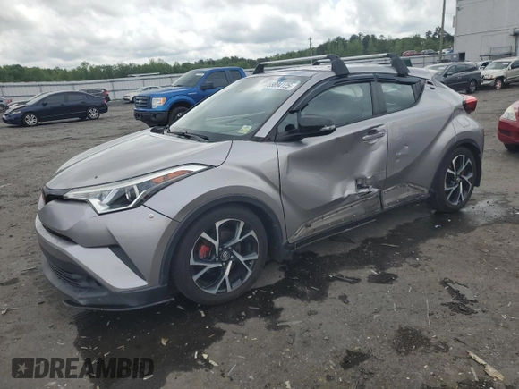 2018 Toyota C-HR XLE with VIN NMTKHMBX9JR002751, listed as a Copart auction lot 55694125 with 114,790 mi miles and Salvage title. Bid and sale history available at DreamBid. Image 1.