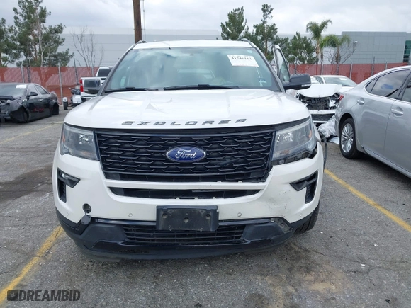 2019 Ford Explorer Sport with VIN 1FM5K8GT8KGA73895, listed as a IAAI auction lot 41546113 with 110,855 mi miles. Bid and sale history available at carsss.com. Image 6.