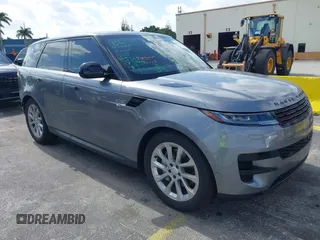 2025 Land Rover Range Rover Sport SE with VIN SAL1P9EU6SA454047, listed as a IAAI auction lot 42114044 with 5,620 mi miles. Bid and sale history available at carsss.com. Image 1.