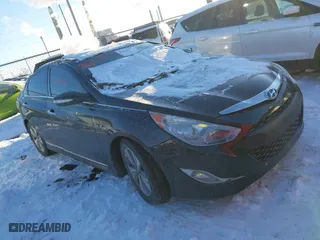 2015 Hyundai Sonata Hybrid Limited with VIN KMHEC4A46FA120289, listed as a IAAI auction lot 41276759 with 192,933 mi miles. Bid and sale history available at carsss.com. Image 1.