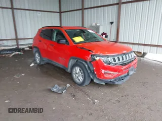 2019 Jeep Compass Sport with VIN 3C4NJCAB2KT676721, listed as a IAAI auction lot 42116610 with 130,701 mi miles and . Bid and sale history available at DreamBid. Image 1.