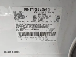 2020 Ford Edge SEL z VIN 2FMPK4J90LBA28960, wystawiony jako IAAI lot #42264189 z przebiegiem 91 312 mil mil oraz . Historia ofert i sprzedaży dostępna na DreamBid. Obrazek 9.
