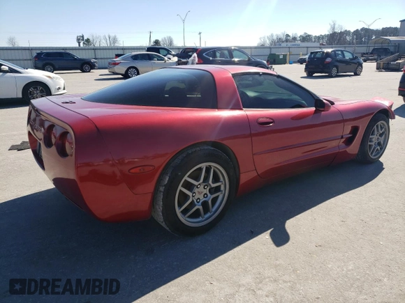 2004 Chevrolet Corvette with VIN 1G1YY22G445128857, listed as a Copart auction lot 42604495 with 143,805 mi miles and Salvage Title. Bid and sale history available at carsss.com. Image 3.