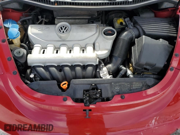 2010 Volkswagen Beetle Final Edition with VIN 3VWRW3AL6AM008857, listed as a Copart auction lot 64312235 with 104,318 mi miles and Salvage title. Bid and sale history available at DreamBid. Image 11.