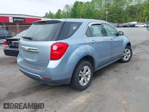 2015 Chevrolet Equinox LS with VIN 2GNALAEK9F6242692, listed as a IAAI auction lot 42097618 with 151,774 mi miles. Bid and sale history available at carsss.com. Image 4.