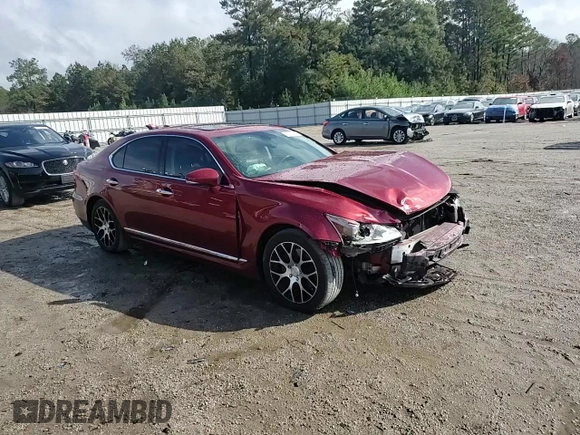 2015 Lexus LS 460 with VIN JTHBL5EF5F5133874, listed as a Copart auction lot 79224074 with 156,212 mi miles and Salvage title. Bid and sale history available at DreamBid. Image 11.