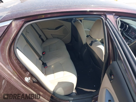 2015 Kia Optima LX with VIN 5XXGM4A70FG478819, listed as a IAAI auction lot 42571214 with 130,707 mi miles and . Bid and sale history available at DreamBid. Image 8.