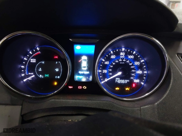 2015 Hyundai Sonata Hybrid Limited with VIN KMHEC4A40FA119364, listed as a IAAI auction lot 40883259 with 148,969 mi miles. Bid and sale history available at carsss.com. Image 7.