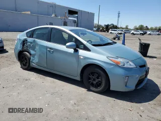 2014 Toyota Prius Four with VIN JTDKN3DU7E1756676, listed as a Copart auction lot 52323465 with 95,090 mi miles and Salvage Title. Bid and sale history available at DreamBid. Image 4.