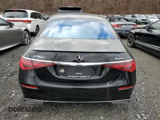 2024 Mercedes-Benz S 580e with VIN W1K6G6KB9RA304206, listed as a Copart auction lot 82554974 with 2,800 mi miles and Salvage Title. Bid and sale history available at DreamBid. Image 6.