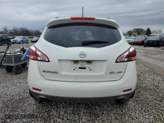 2014 Nissan Murano SL with VIN JN8AZ1MW2EW509658, listed as a Copart auction lot 51861935 with 154,301 mi miles and Salvage Title. Bid and sale history available at carsss.com. Image 6.