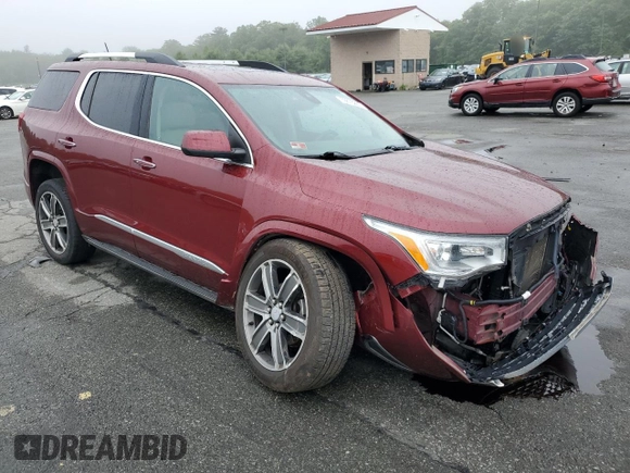 2017 GMC Acadia Denali with VIN 1GKKNXLS0HZ163680, listed as a Copart auction lot 59875285 with 126,095 mi miles and Non repairable. Bid and sale history available at DreamBid. Image 4.