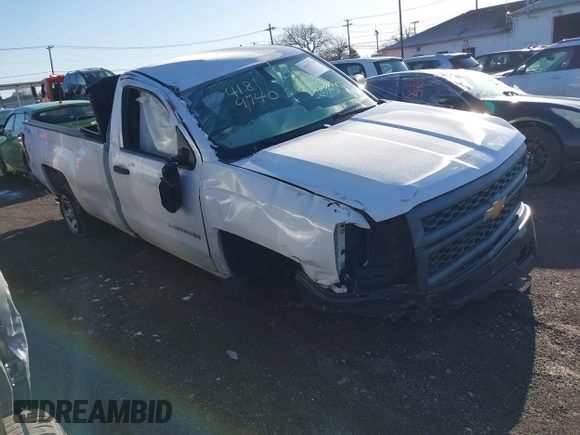 2015 Chevrolet Silverado 1500 Work Truck with VIN 1GCNKPEC6FZ355609, listed as a IAAI auction lot 41819740 with 125,703 mi miles. Bid and sale history available at carsss.com. Image 1.