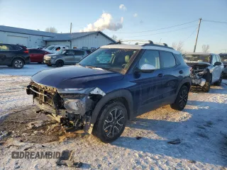 2022 Chevrolet TrailBlazer ACTIV with VIN KL79MVSL4NB031874, listed as a Copart auction lot 88136215 with 76,147 mi miles and Salvage Title. Bid and sale history available at carsss.com. Image 1.