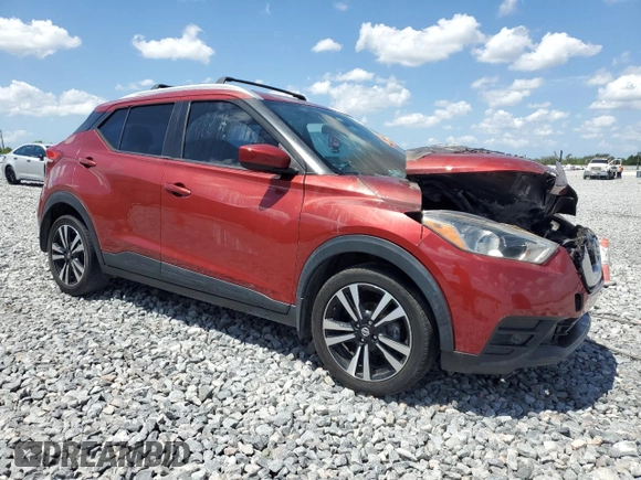 2019 Nissan Kicks S with VIN 3N1CP5CU9KL513129, listed as a Copart auction lot 55410445 with Not Provided miles and Non Repairable. Bid and sale history available at DreamBid. Image 4.
