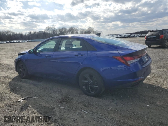 2022 Hyundai Elantra SEL with VIN KMHLM4AG8NU312972, listed as a Copart auction lot 50496355 with 31,042 mi miles and Salvage Title. Bid and sale history available at DreamBid. Image 2.