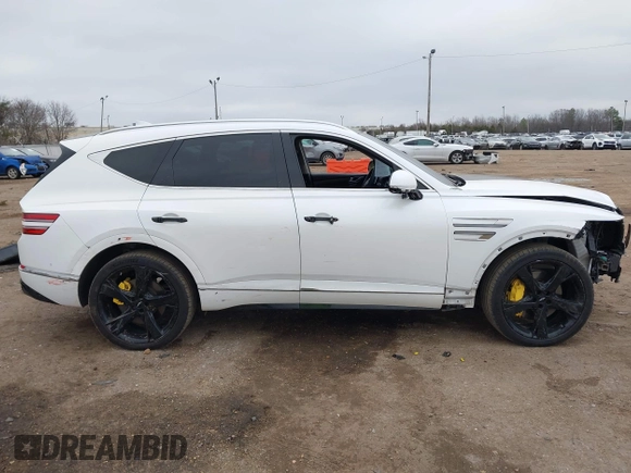 2024 Genesis GV80 z VIN KMUHBDSB9RU150422, wystawiony jako IAAI lot #41527174 z przebiegiem 41 956 mil mil oraz . Historia ofert i sprzedaży dostępna na DreamBid. Obrazek 13.