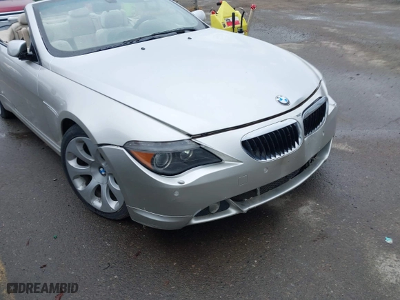 2006 BMW 6 Series 650Ci with VIN WBAEK13406CN76356, listed as a IAAI auction lot 41927866 with 1 mi miles. Bid and sale history available at carsss.com. Image 14.