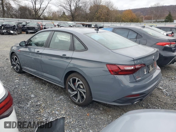 2022 Volkswagen Jetta GLI Autobahn with VIN 3VW2T7BUXNM029483, listed as a Copart auction lot 80657614 with 37,545 mi miles and Salvage title. Bid and sale history available at DreamBid. Image 2.