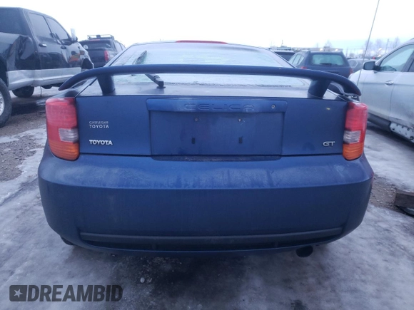 2002 Toyota Celica GT with VIN JTDDR32T420132083, listed as a Copart auction lot 86538044 with 263,129 mi miles and Clean Title. Bid and sale history available at carsss.com. Image 6.