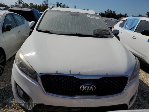 2018 Kia Sorento EX with VIN 5XYPH4A12JG404791, listed as a Copart auction lot 58248545 with Not provided miles and Non repairable. Bid and sale history available at DreamBid. Image 5.