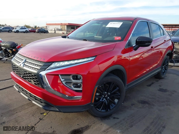 2023 Mitsubishi Eclipse Cross LE with VIN JA4ATVAA1PZ001674, listed as a IAAI auction lot 41383553 with 34128 miles. Bid and sale history available at carsss.com. Image 18.