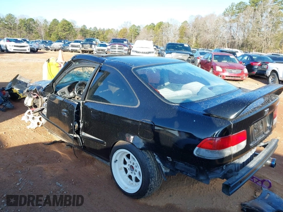 1997 Honda Civic EX z VIN 1HGEJ8149VL078982, wystawiony jako IAAI lot #41525566 z przebiegiem 129 926 mil mil oraz . Historia ofert i sprzedaży dostępna na DreamBid. Obrazek 3.