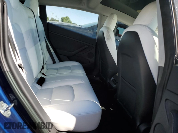2022 Tesla Model 3 with VIN 5YJ3E1EA0NF361050, listed as a Copart auction lot 62446144 with 38,808 mi miles and Salvage Title. Bid and sale history available at carsss.com. Image 11.