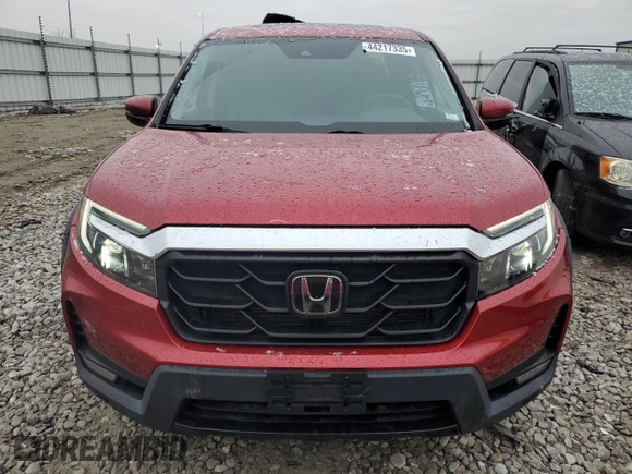 2022 Honda Ridgeline RTL-E with VIN 5FPYK3F73NB003767, listed as a Copart auction lot 44217335 with 40,039 mi miles and Salvage Title. Bid and sale history available at DreamBid. Image 5.