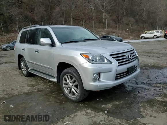 2013 Lexus LX 570 with VIN JTJHY7AX3D4113081, listed as a Copart auction lot 86728574 with Not provided miles and Salvage title. Bid and sale history available at DreamBid. Image 12.