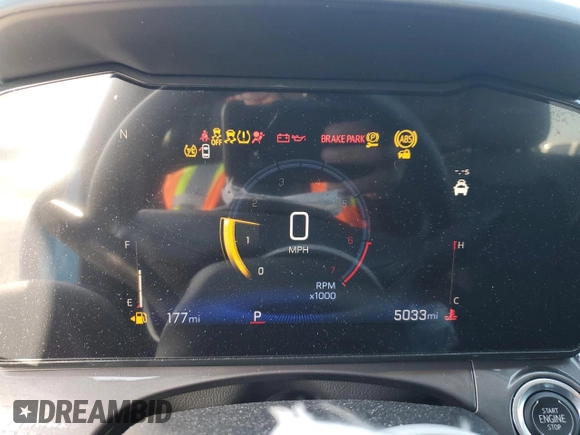 2025 Chevrolet Trax ACTIV with VIN KL77LKEPXSC129241, listed as a Copart auction lot 46522285 with 5,033 mi miles and Salvage Title. Bid and sale history available at carsss.com. Image 9.