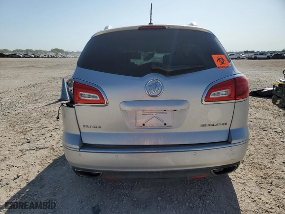 2015 Buick Enclave Leather with VIN 5GAKRBKD8FJ143535, listed as a Copart auction lot 52436735 with 67,498 mi miles and Salvage Title. Bid and sale history available at carsss.com. Image 6.