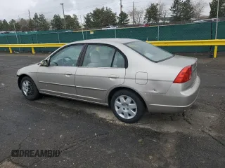 2001 Honda Civic EX with VIN 1HGES257X1L048799, listed as a Copart auction lot 51830975 with 201,051 mi miles and Salvage Title. Bid and sale history available at carsss.com. Image 2.