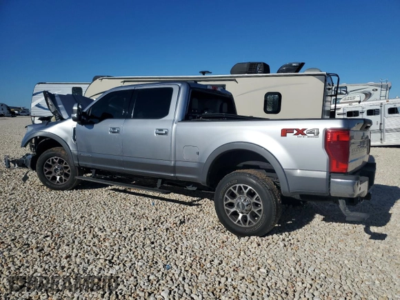 2021 Ford Super Duty F-250 SRW XL with VIN 1FT8W2BT8MEC78349, listed as a Copart auction lot 83420024 with 0 mi miles and Salvage Title. Bid and sale history available at carsss.com. Image 2.