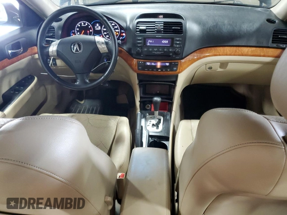 2004 Acura TSX with VIN JH4CL96894C040733, listed as a Copart auction lot 60874425 with 233,037 mi miles and Salvage title. Bid and sale history available at DreamBid. Image 8.