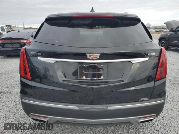 2024 Cadillac XT5 FWD Premium Luxury with VIN 1GYKNCRS7RZ723377, listed as a Copart auction lot 89168375 with 4,436 mi miles and Salvage Title. Bid and sale history available at carsss.com. Image 6.