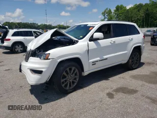2017 Jeep Grand Cherokee Limited with VIN 1C4RJFBG7HC651993, listed as a Copart auction lot 57019825 with 64,721 mi miles and Salvage title. Bid and sale history available at DreamBid. Image 1.