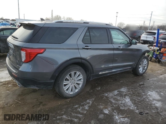 2023 Ford Explorer Limited with VIN 1FMSK8FH0PGB92578, listed as a Copart auction lot 44310705 with 20,261 mi miles and Salvage Title. Bid and sale history available at carsss.com. Image 3.