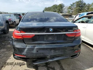 2017 BMW 7 Series 750i with VIN WBA7F0C54HGM21367, listed as a Copart auction lot 40801593 with 74,477 mi miles. Bid and sale history available at carsss.com. Image 6.
