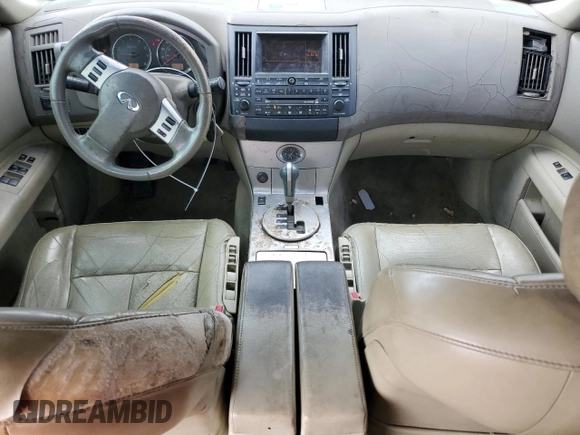 2005 Infiniti FX with VIN JNRAS08U25X103313, listed as a Copart auction lot 51827785 with 181,732 mi miles and Clean title. Bid and sale history available at DreamBid. Image 8.