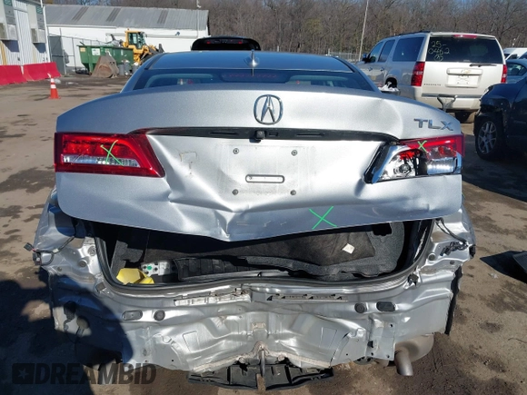 2020 Acura TLX with VIN 19UUB1F38LA000055, listed as a IAAI auction lot 41546988 with 99,036 mi miles. Bid and sale history available at carsss.com. Image 16.