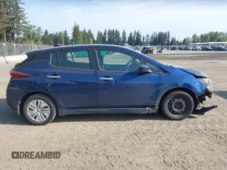 2022 Nissan LEAF S with VIN 1N4AZ1BV6NC555913, listed as a IAAI auction lot 42106117 with 78,357 mi miles and . Bid and sale history available at DreamBid. Image 13.