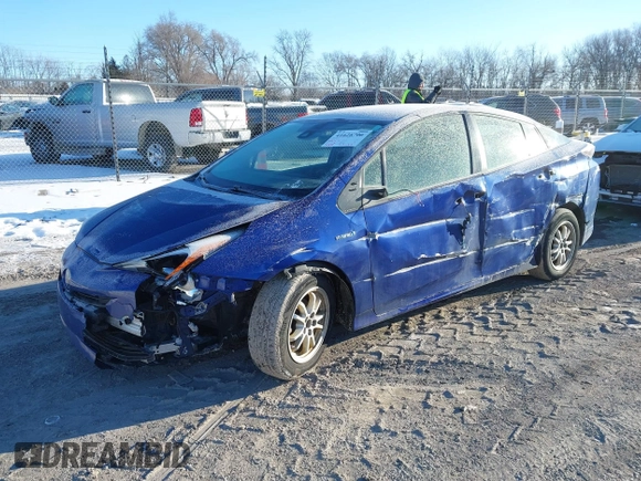 2018 Toyota Prius Two with VIN JTDKBRFU4J3597557, listed as a IAAI auction lot 41628706 with 141,555 mi miles. Bid and sale history available at carsss.com. Image 22.