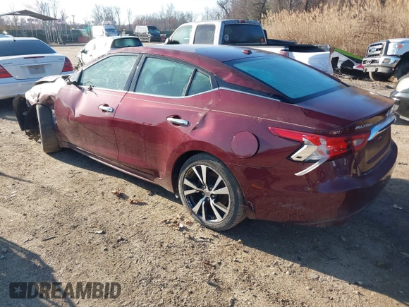 2017 Nissan Maxima Platinum with VIN 1N4AA6AP0HC436413, listed as a IAAI auction lot 41760711 with 43,926 mi miles and . Bid and sale history available at DreamBid. Image 3.