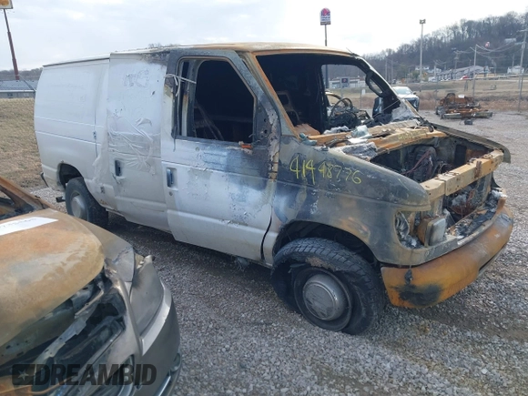 2005 Ford Econoline Cargo with VIN 1FTNE24L55HA37593, listed as a IAAI auction lot 41448776 with Not Provided miles. Bid and sale history available at carsss.com. Image 1.