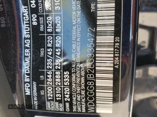2014 Mercedes-Benz GLK 350 with VIN WDCGG8JB2EG335472, listed as a Copart auction lot 75541164 with Not Provided miles and Salvage Title. Bid and sale history available at DreamBid. Image 13.