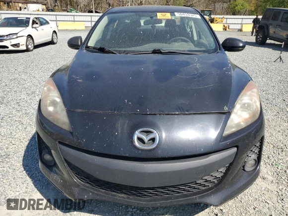 2013 Mazda 3 i SV with VIN JM1BL1TF1D1729453, listed as a Copart auction lot 50453525 with 175,441 mi miles and Salvage title. Bid and sale history available at DreamBid. Image 5.