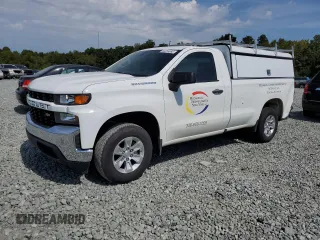 2019 Chevrolet Silverado 1500 Work Truck with VIN 3GCNWAEF1KG293378, listed as a Copart auction lot 64559693 with 57,066 mi miles and Salvage Title. Bid and sale history available at DreamBid. Image 1.