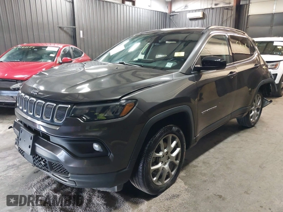 2022 Jeep Compass Latitude Lux с VIN 3C4NJDFB0NT117963, выставлен на аукционе IAAI как лот 42146133 с пробегом 57 003 миль миль и . История ставок и продаж доступна на DreamBid. Изображение 2.