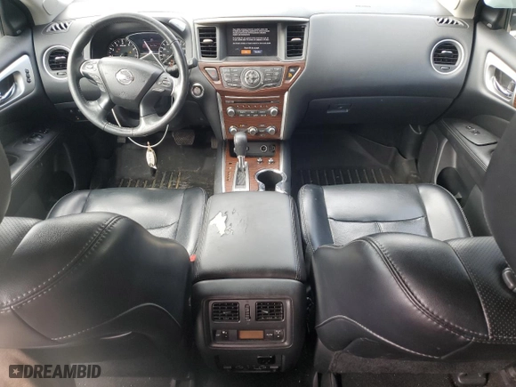 2017 Nissan Pathfinder S with VIN 5N1DR2MN2HC902549, listed as a Copart auction lot 45566675 with 124,564 mi miles and Salvage Title. Bid and sale history available at carsss.com. Image 8.